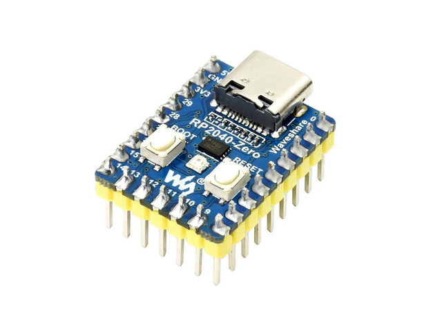 RP2040-Zero a Pico-like MCU Board Based on Raspberry Pi MCU RP2040 Mini ver.