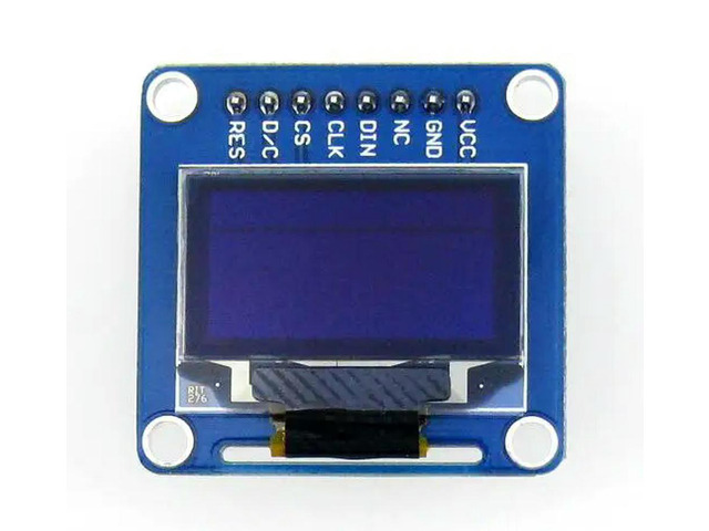 0.96 inch OLED (B) SPI I2C Interface Straight Vertical Pinheader for Raspberry Pi Jetson Nano