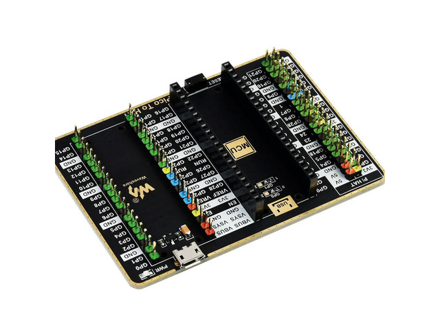 GPIO Expander For Raspberry Pi Pico 1x Raspberry Pi Standard 40PIN 1X Pico 2X20PIN Pico-To-HAT