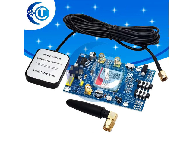 SIM808 instead of SIM908 module GSM GPRS GPS Development Board IPX SMA with GPS Antenna availe for Raspberry Pi for