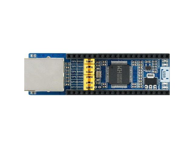 Ethernet to UART Converter for Raspberry Pi Pico 10/100M Ethernet
