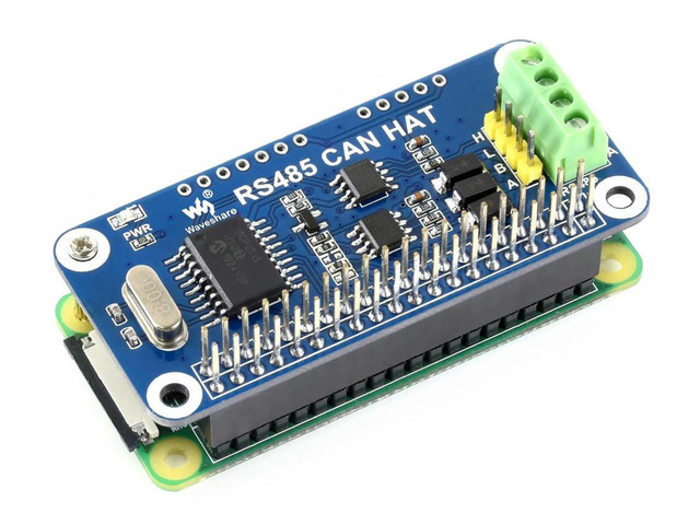 RS485 CAN HAT SN65HVD230 Onboard TVS Expansion Board for Raspberry Pi