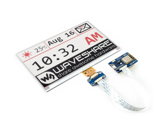 Universal E-Paper Driver Board With SoC ESP8266 Onboard Supports Various SPI E-Paper Raw Panels