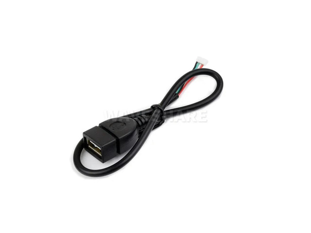10PCS/LOTS MX1.25 4Pin To USB Cable,USB Type-A Female Port, Approx. 30cm Total Length