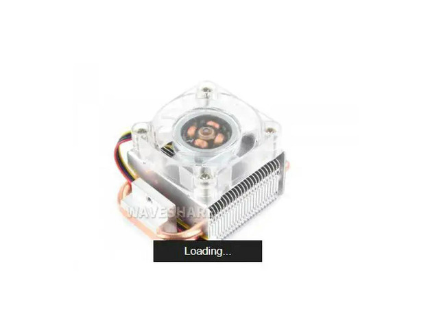 ICE Tower Fan for Pi5 Raspberry Pi 5 Cooler, U-Shaped Copper Tube, Cooling Fins, With Colorful RGB LED