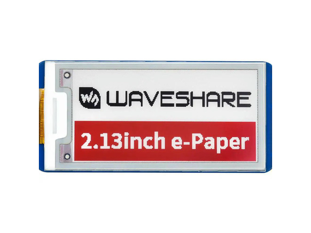 2.13inch E-Ink Display HAT for Raspberry Pi 4B/3B+/3B/2B/Zero/Zero W/WH and Jetson Nano White Black Red Three-Color