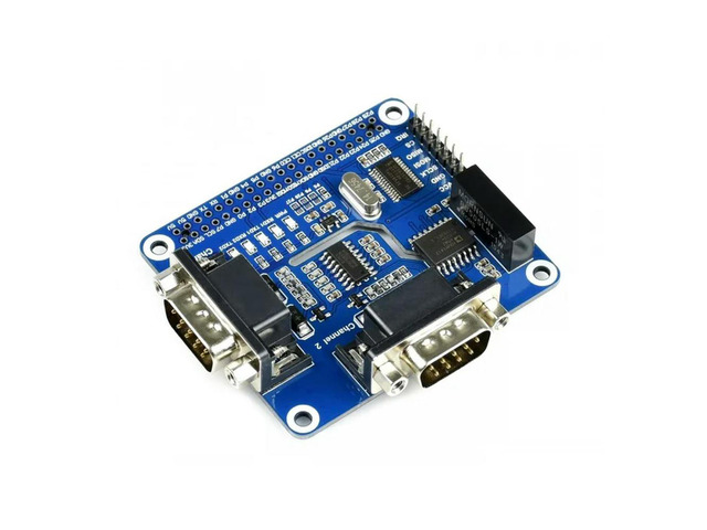2-CH RS232 HAT,2-Channel Isolated RS232 Expansion HAT for Raspberry Pi