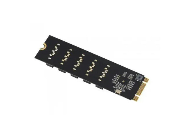 M2-SATA-5P M.2 NGFF SATA to 5-Ch SATA3 Expander, JMB575 control chip