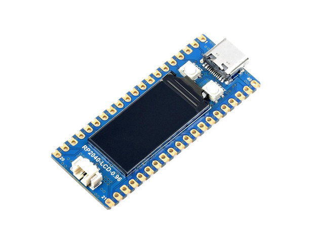 a Pico-like MCU Board Based on Raspberry Pi MCU RP2040 with LCD RP2040-LCD-0.96