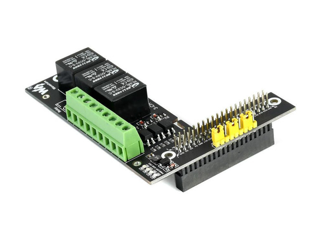 3-Ch Relay Expansion Board Designed For Jetson Nano Optocoupler Isolation