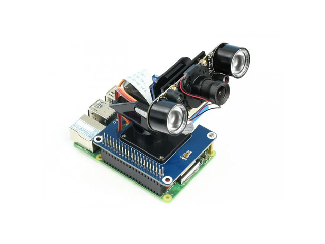 2-DOF Pan-Tilt HAT for Raspberry Pi
