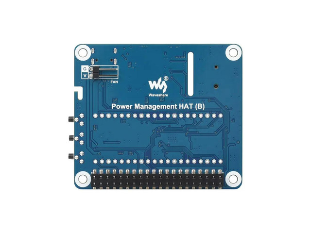 Power Management HAT (B),Supports charging And Power output at the same time, Embedded RTC and Multiple