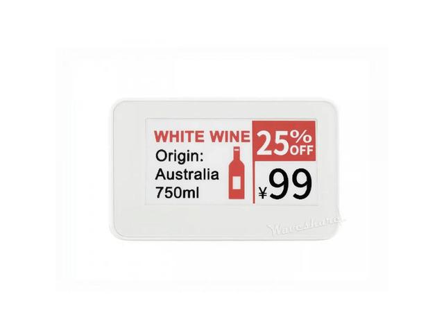 10PCS/LOTS 2.13inch e-Paper Raw Panel Case