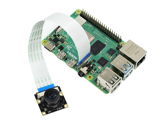 RPi Camera (G) for Raspberry Pi, OV5647, 5MP, Wider Field of View, Adjustable Focus