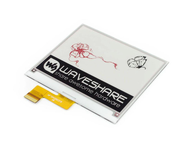 4.2inch e-Paper (B),400*300 4.2inch E-Ink E-Paper EPD Raw Display Red Black White 3 Colors
