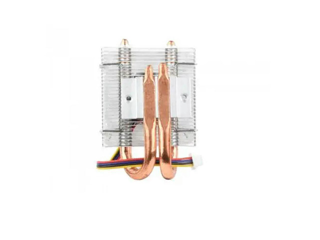 ICE Tower Fan V2 for Pi5 Low-Profile ICE Tower CPU Cooling Fan for Raspberry Cooler,U-Shaped Copper Tube,Cooling Fins,RGB LED