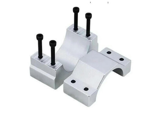 For 55mm spindle motor holding fixed seat 55 clamp split air-cooled DC motor aluminum clamp seat