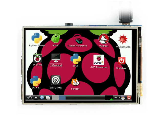 3.5inch Resistive Touch Screen TFT LCD Display 480*320 Pixels for Raspberry Pi Ubuntu Kali