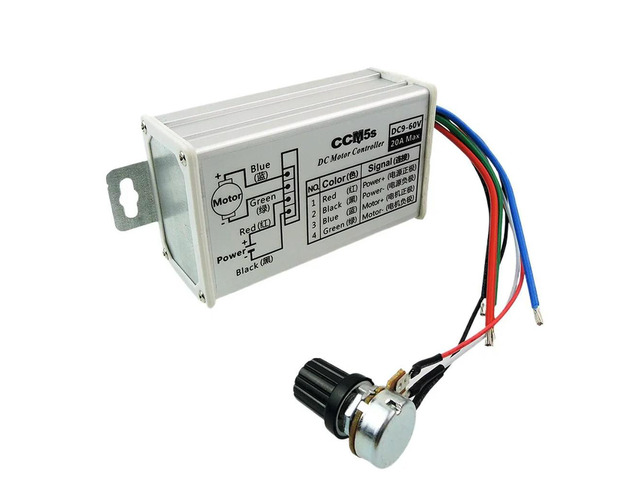 For PWM DC Motor Stepless Speed Control, Pulse Width Motor Speed Control Switch, 60V 20A