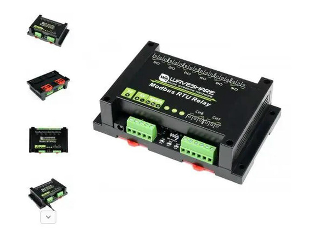 Industrial Modbus RTU 8-Ch Relay Module With RS485 Interface Multi Isolation Protection Circuits
