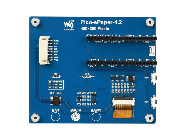 Wholesale Raspberry Pi Pico SPI 4.2 Inch E-Paper E-Ink Display Module Expansion Module