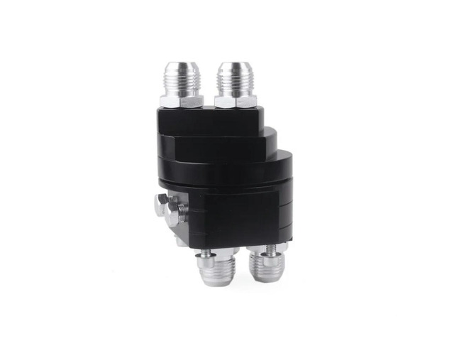 For Automobile Modification Accessories 2-in-1 Split Oil Cake, Oil Temperature,Pressure Gauge, Cooler, l Adapter AN10