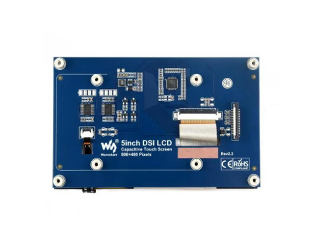 5inch DSI LCD Capacitive Touch Display for Raspberry Pi,Interface, 800×480