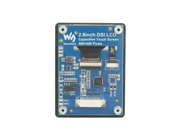 2.8inch DSI LCD,2.8inch Capacitive Touch Display for Raspberry Pi, 480×640, DSI, IPS, Optical Bonding Screen,LCD