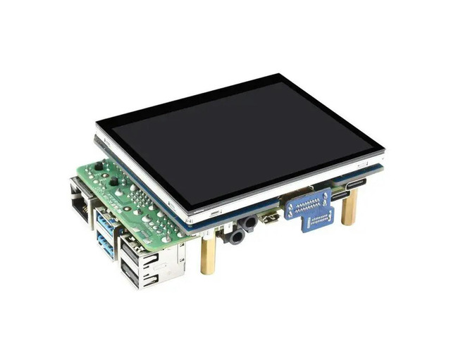 3.5inch HDMI Capacitive Touch IPS LCD Display (E), 640×480, Audio jack