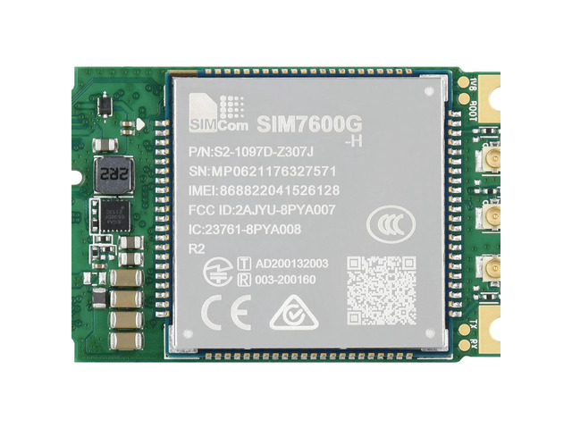 SIMCom SIM7600G-H-PCIE SIMCom 4G LTE Cat-4 Module Global Coverage GNSS Mini-PCIe Connector