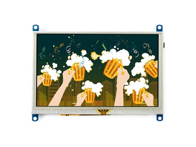 5inch LCD Resistive Touch Screen 800*480 Supports Raspberry Pi 10 Various Systems