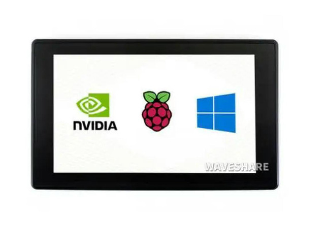 7inch HDMI LCD (H) with case,Capacitive Touch Screen,1024×600, HDMI, IPS, Various Systems Support