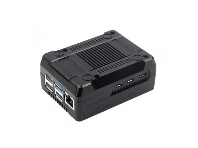 PI5-CASE-ARGON-NEO-M.2 Aluminum Alloy Case for Raspberry Pi 5, Built-in Cooling Fan, Optional for M.2 NVME Interface Expansion