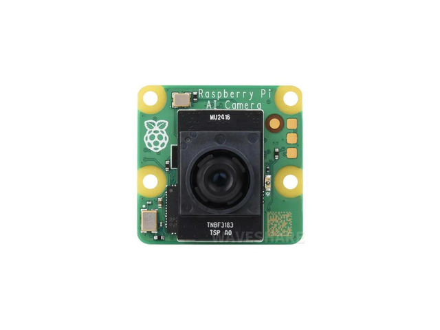 Official Raspberry Pi AI Camera, 12MP, IMX500 ligent Vision Sensor, 78.3° FOV