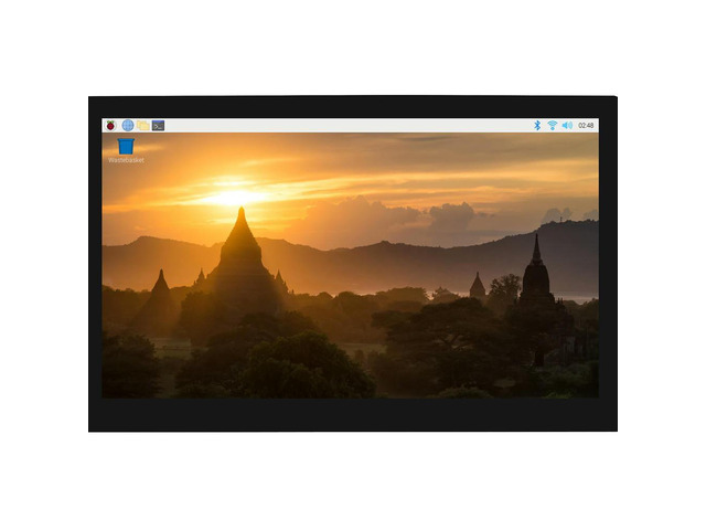 9inch QLED Dot Display, Capacitive Touch, 1280*720, G+G Toughened Glass Panel, Various Systems Support