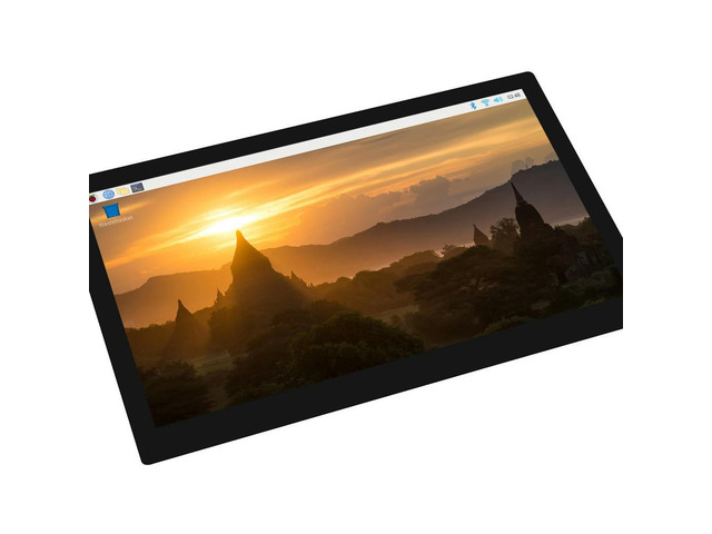 10.1inch QLED Dot Display, Capacitive Touch, 1280*720, G+G Toughened Glass Panel, Various Systems Support