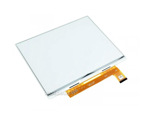 10.3inch e-Paper HAT e-Ink Display For Raspberry Pi, 1872×1404, Black / White, 16 Grey Scales, USB / SPI / I80