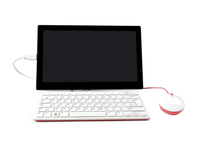Raspberry Pi 400 Kit With 7inch IPS Touch Display 1024*600 Pixels Port