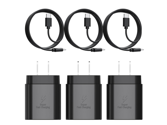 Type C Charger 25W Type C Super Fast Charging Block USB C Charger Cable Compatible Galaxy S23 Ultra/S23+/S22/S21/S20/Phone 16/16 Plus/16 Pro...