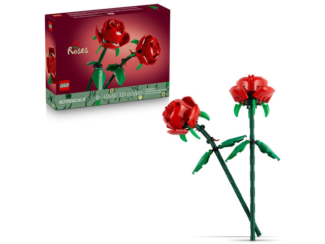LEGO Roses - Building Toy for Kids, Girls & Boys, Ages 8+ - Artificial, Fake Roses for Home Decor & Display - Gift Idea for Plant & Flower Lovers -...