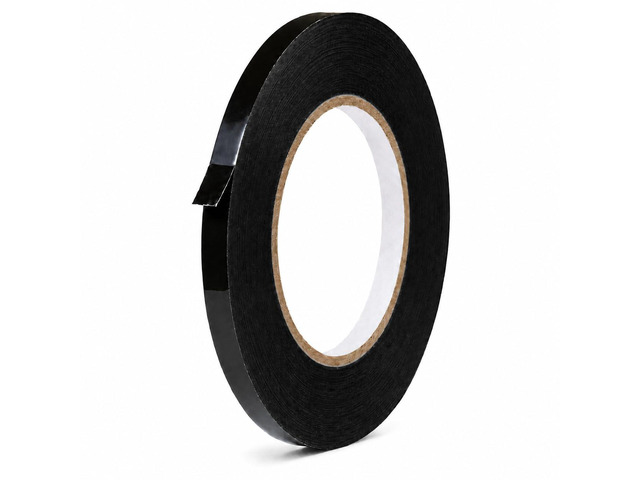 GGR Supplies UPVC-24BS Black Poly Bag Sealing Tape, 3/8 Inch x 180 Yards, Bag Sealing Tape for Produce, Bakery, Candy, Food Packaging and Inventory...