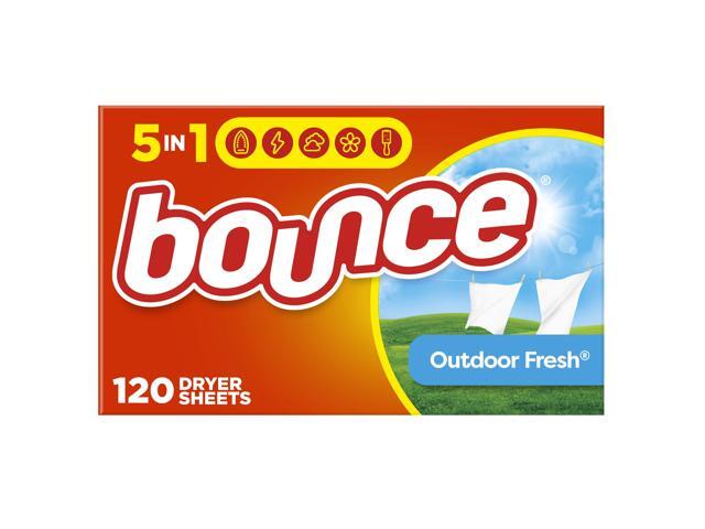 Bounce Fabric Softener Sheets, Outdoor Fresh Scent, 120 Count