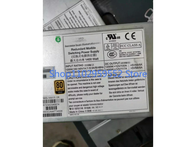 1Pcs for NF8560M2 Server Redundant Power Module PWS-1K41F-1R