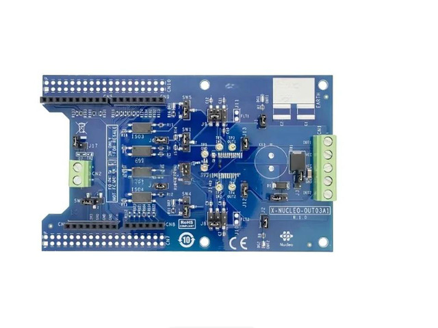 X-NUCLEO-OUT03A1 based on IPS2050H industrial digital output expansion board