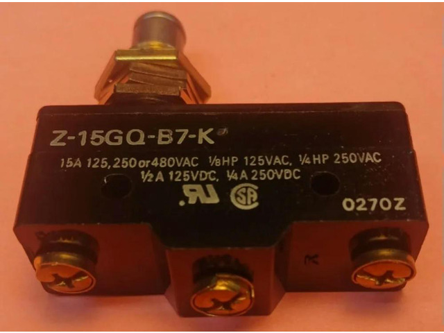 Z-15GQ-B Push Button Plunger Momentary Micro Limit Switch Fast delivery