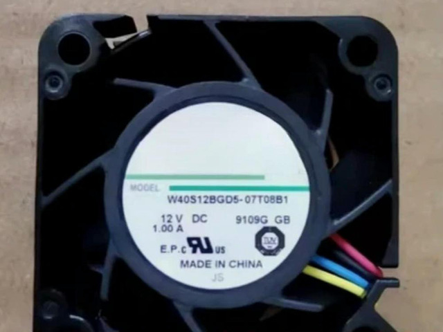 W40S12BGD5-07T08B1 12V 1A 4028 4PIN Brushless Fan Dual Ball Bearings For Power Supply Fan Fast delivery