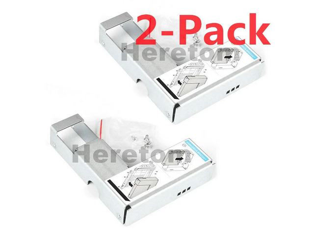 2PCS 9W8C4 3.5' to 2.5' HDD Adapter For R710 R720 R730 T710 R320 T320 SAS SATA SSD Tray Caddy With Screws