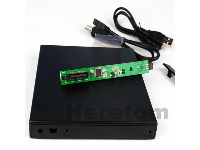 12.7mm USB 2.0 DVD/CD-ROM Case, IDE/ PATA to SATA Optical Drive External Enclosure For Laptop