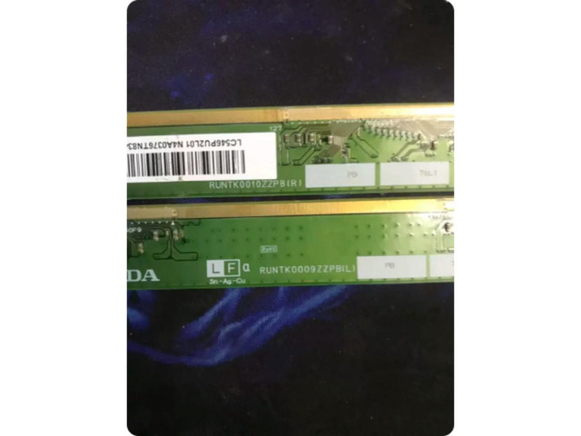 For Panda Pair Side Board RUNTK0009ZZPB(L) RUNTK0010ZZPB(R) Tested TV Screen Repair Parts