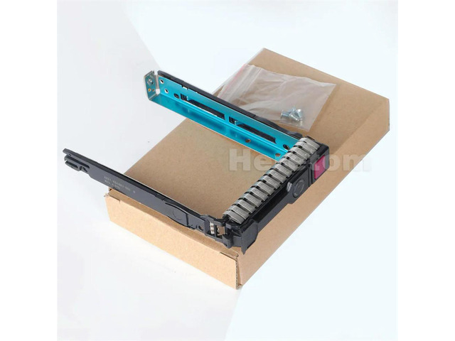 W/Chip & LED 2.5' SAS SATA Hard Disk Drive Tray Caddy Sled ProLiant For Gen8 G8 G9 DL380 ML310e SL250s